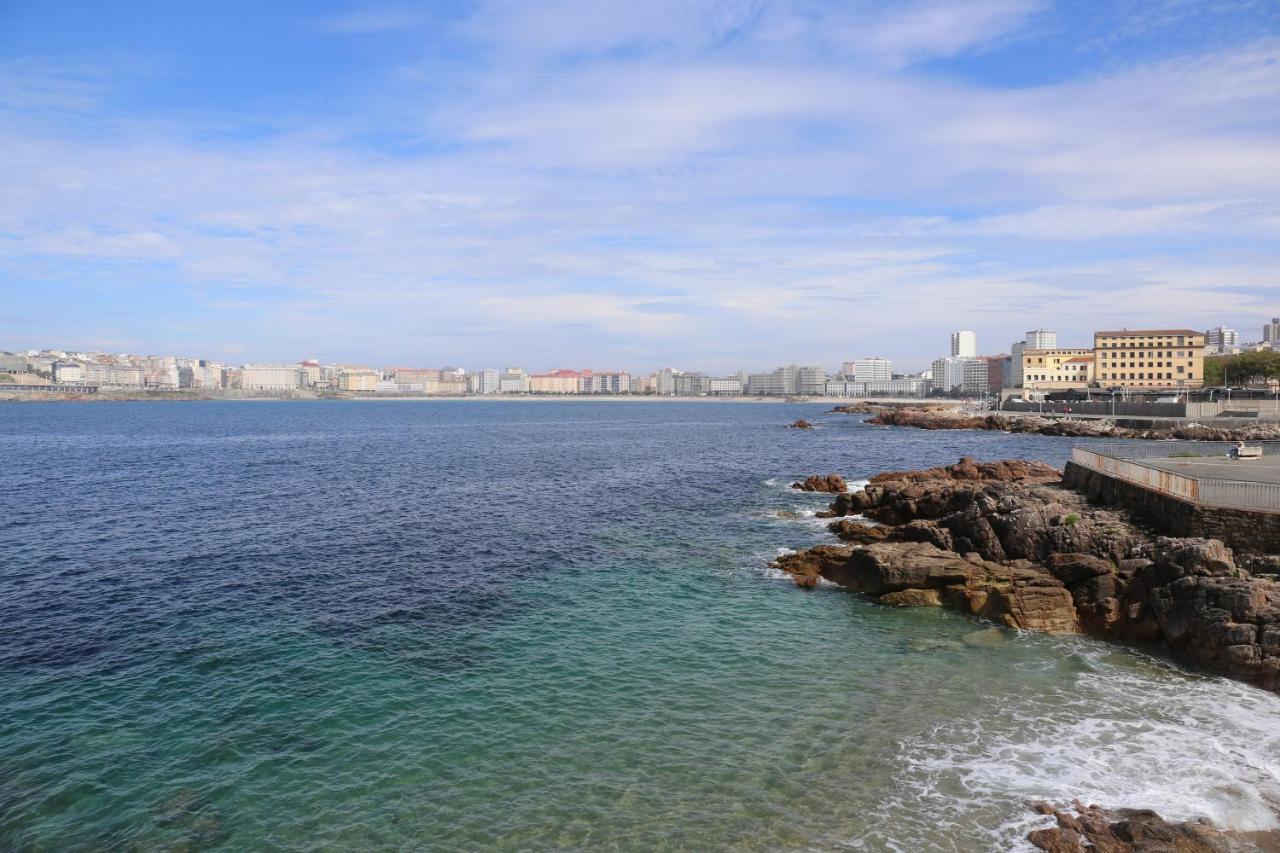Apartamento Orzán playa Corunha Exterior foto