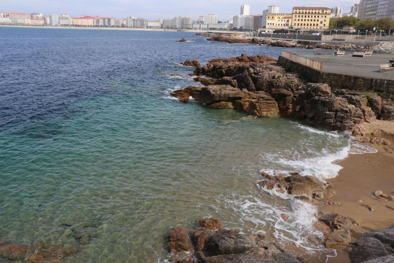 Apartamento Orzán playa Corunha Exterior foto